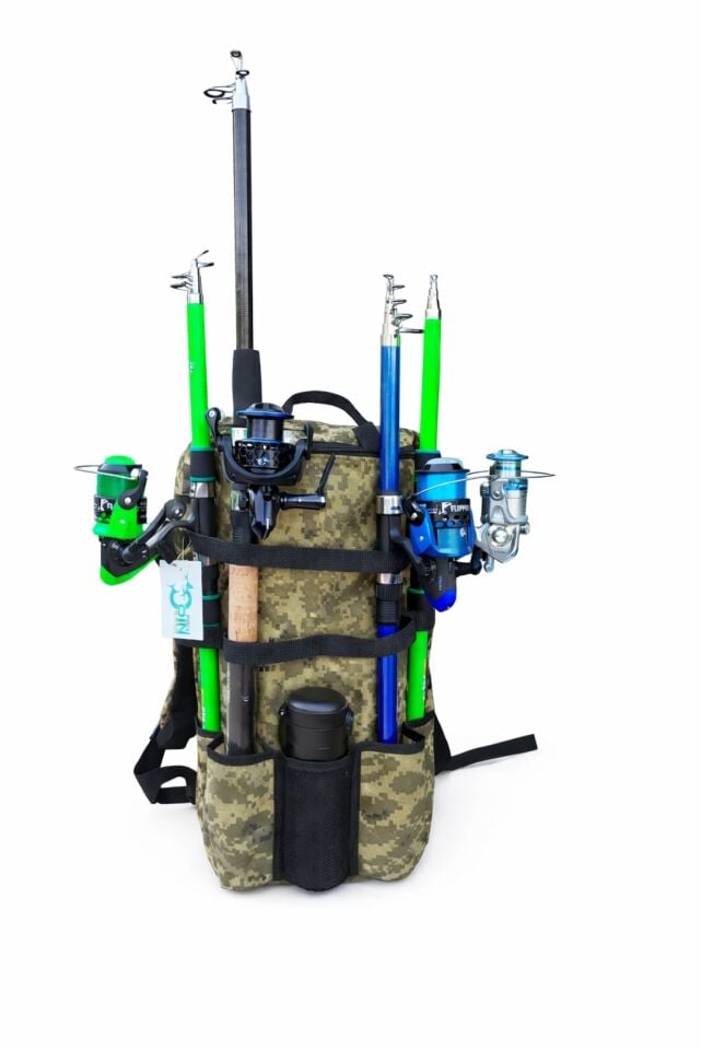 Termolu 4 Olta Kapasiteli Balıkçı Çantası – Su İtici, Ergonomik, Termos Bölmeli