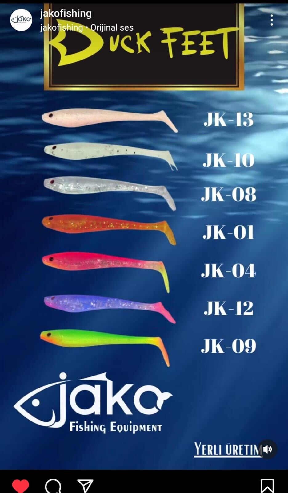 JAKO DUCK FEET 9 CM SİLİKON YEM